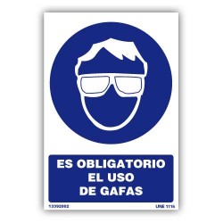 A.O. USO DE GAFAS 15X20CM