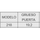 ASA 218/4000 ALUMINIO PLATA