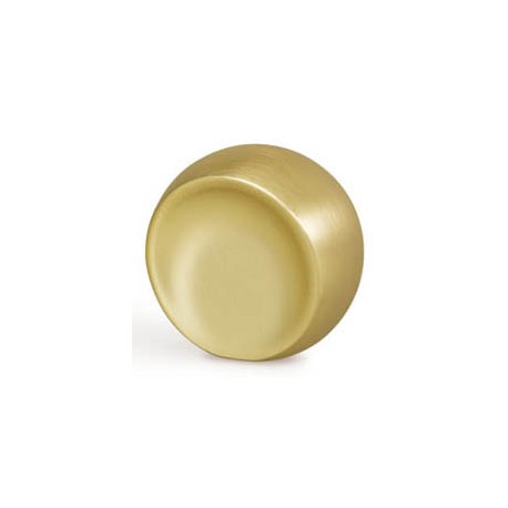 POMO BALL 0374 LATON CEPILLADO 29MM