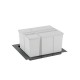 CUBO RECICLAJE CON BASE N05 M600 37L