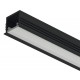 PERFIL EMBU. LED 1103 ESTR.3MTS 14MM NEG