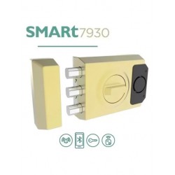 CERROJO ALARMA SMART 7930RSA DORADO