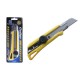 CUTTER AMARILLO CU001 CUCHILLA 18MM