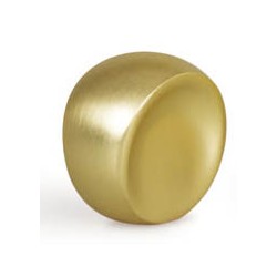 POMO BALL 0374 LATON CEPILLADO 24MM